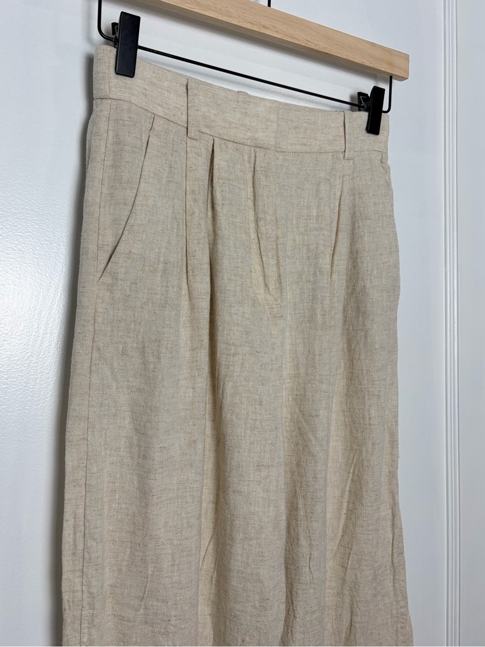 Abercrombie & Fitch Sloane Linen Pants 23 - Picture 3 of 16